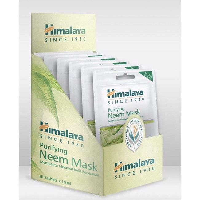 HIMALAYA NEEM MASK SACHET 2 X 8 ML = 16ML / MASKER HIMALAYA SACHET