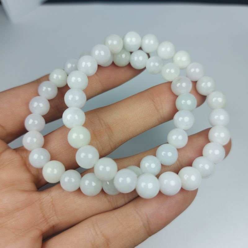 GELANG GIOK ASLI BURMA NATURAL JADEIT TYPE A - BATU GIOK KESEHATAN