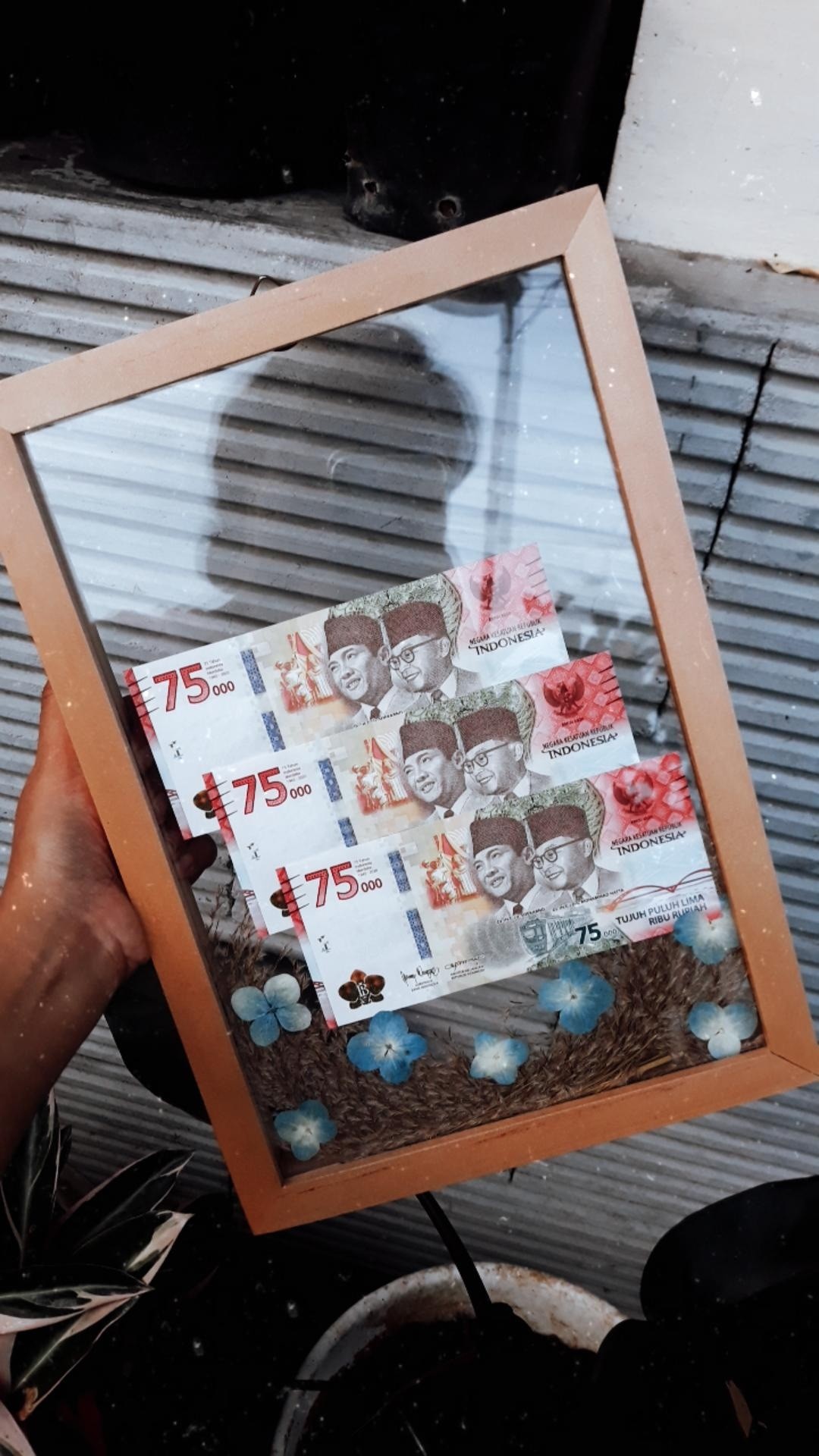 Pigura/frame Foto/bingkai Foto/model 3d Double Glass Kaca Luar