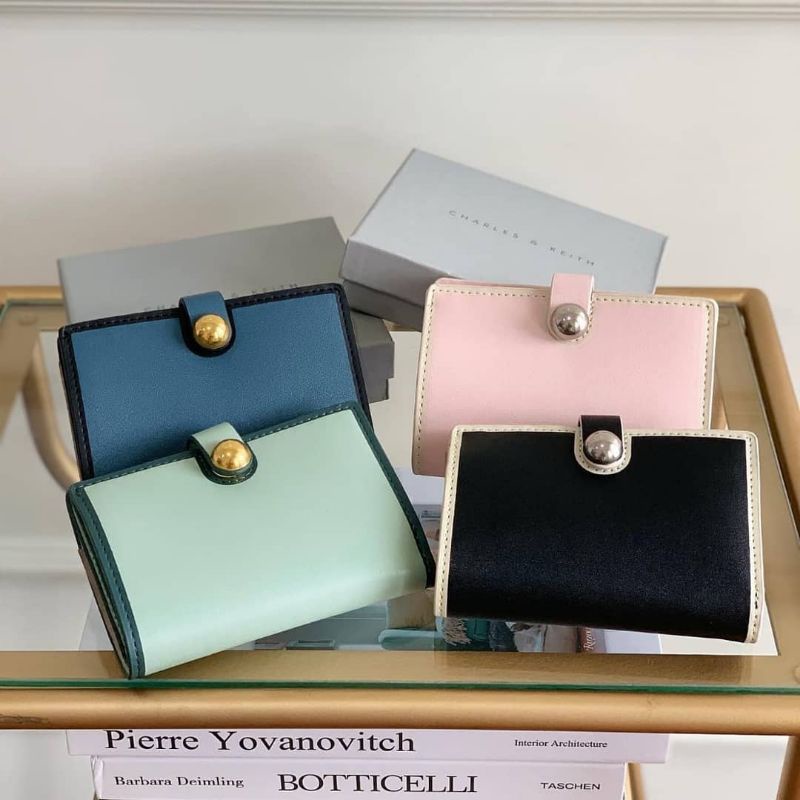 CK Mini Snap Button Wallet