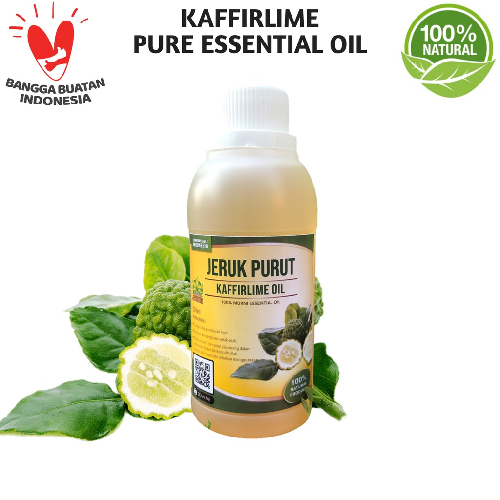 Kaffirlime Pure Essential Oil 250mL│Minyak Atsiri Jeruk Purut Murni