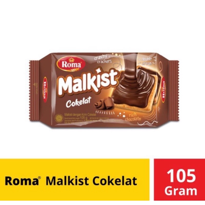 

Roma Malkist Coklat 105gr