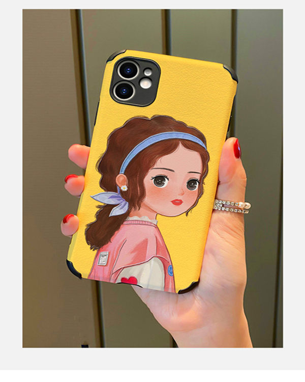 Casing Silikon IPhone 6 6sPlus 7 8Plus X XS XR XSMAX 11 pro 11promax 12promax Motif Gadis Bubble