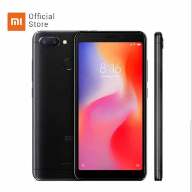Xiaomi Redmi 6 Smartphone - Black [64 GB/ 4 GB/ O]