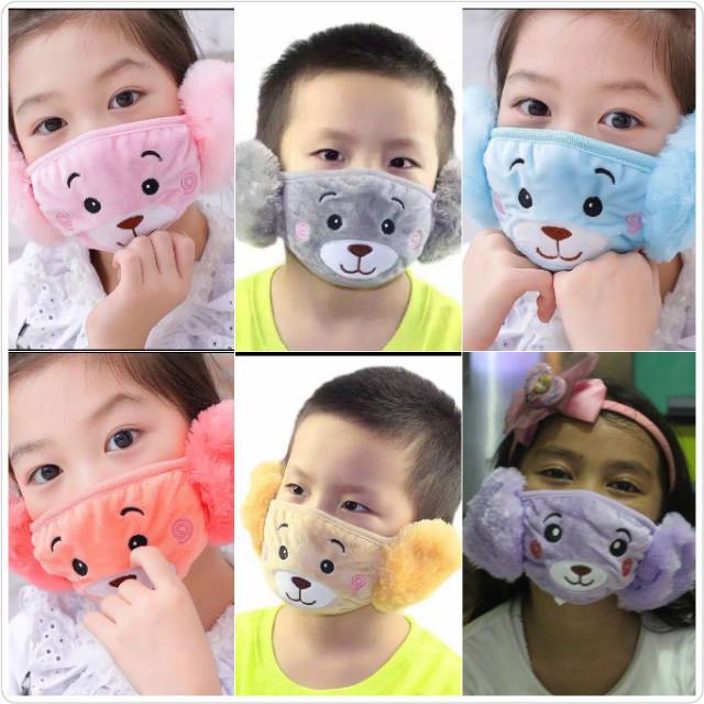  Masker  anak  karakter  masker  lucu  masker  boneka masker  anak  