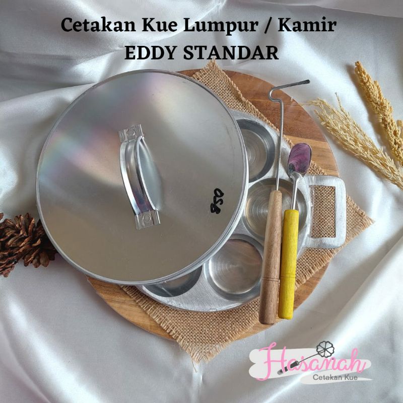 Cetakan kue lumpur EDDY STANDAR (OSB) / cara bikang kamir martabak mini isi 7 EDDY standar