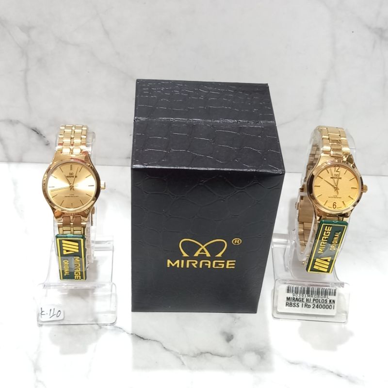 (Toko Ricoh) Jam Tangan Wanita Mirage Original Free Box