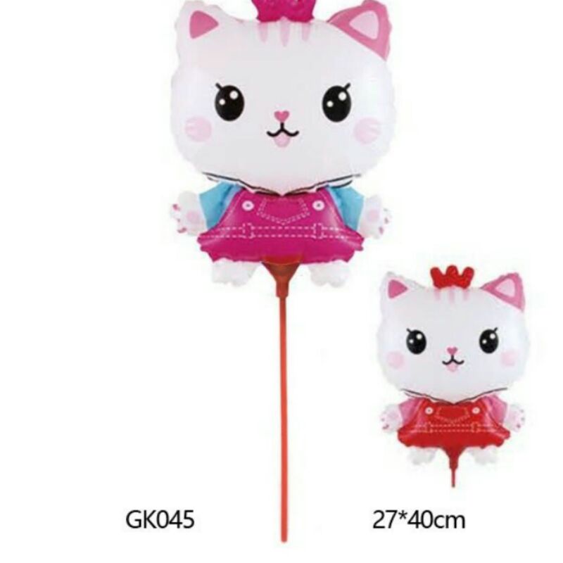 BALON FOIL BALON KARAKTER+STICK BALON FOIL ULANG TAHUN