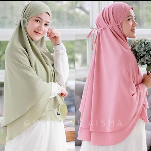 BERGO JUMBO BERGO MARYAM JUMBO 2 LAYER HIJAB MARYAM JUMBO DOUBLE LAYER