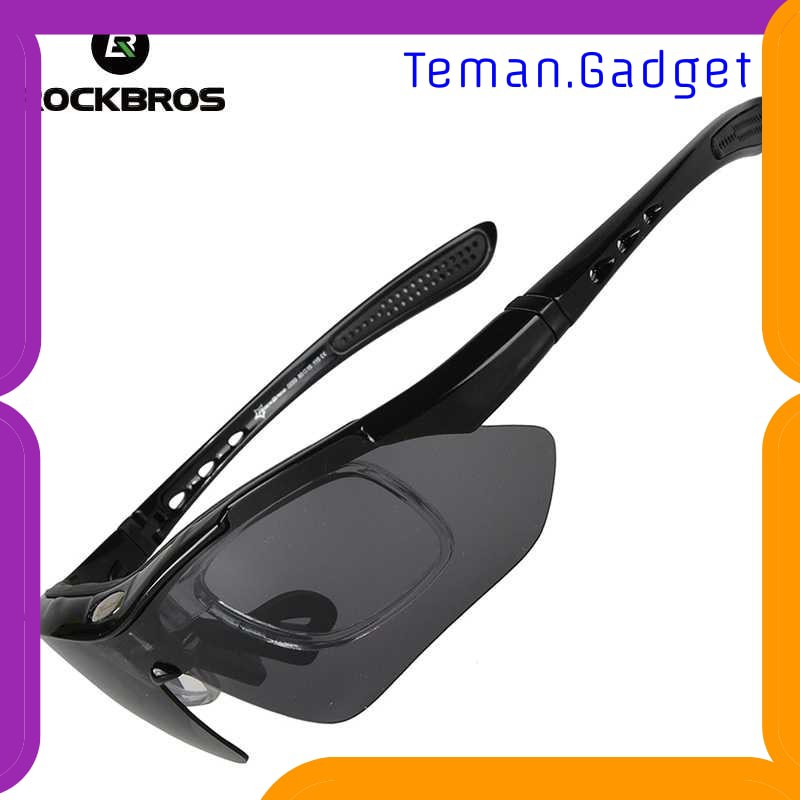 TG-IB376 ROCKBROS KACAMATA SEPEDA POLARIZED DENGAN 5 LENSA MYOPIA - 0089