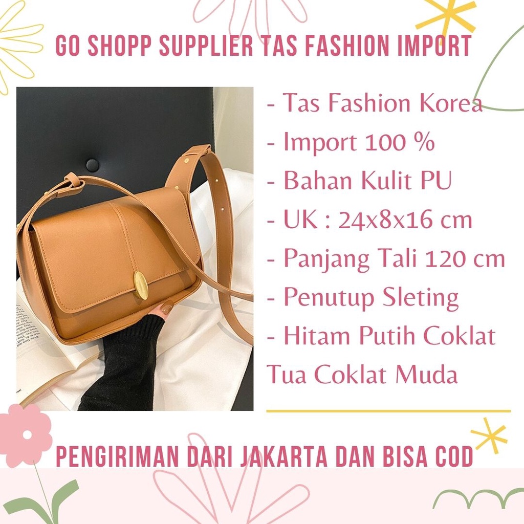 Tas Selempang Bahu Wanita Fashion Korea Import Terbaru Kekinian - Tas Pesta Import - Shoulder Bag Wanita [SL76]