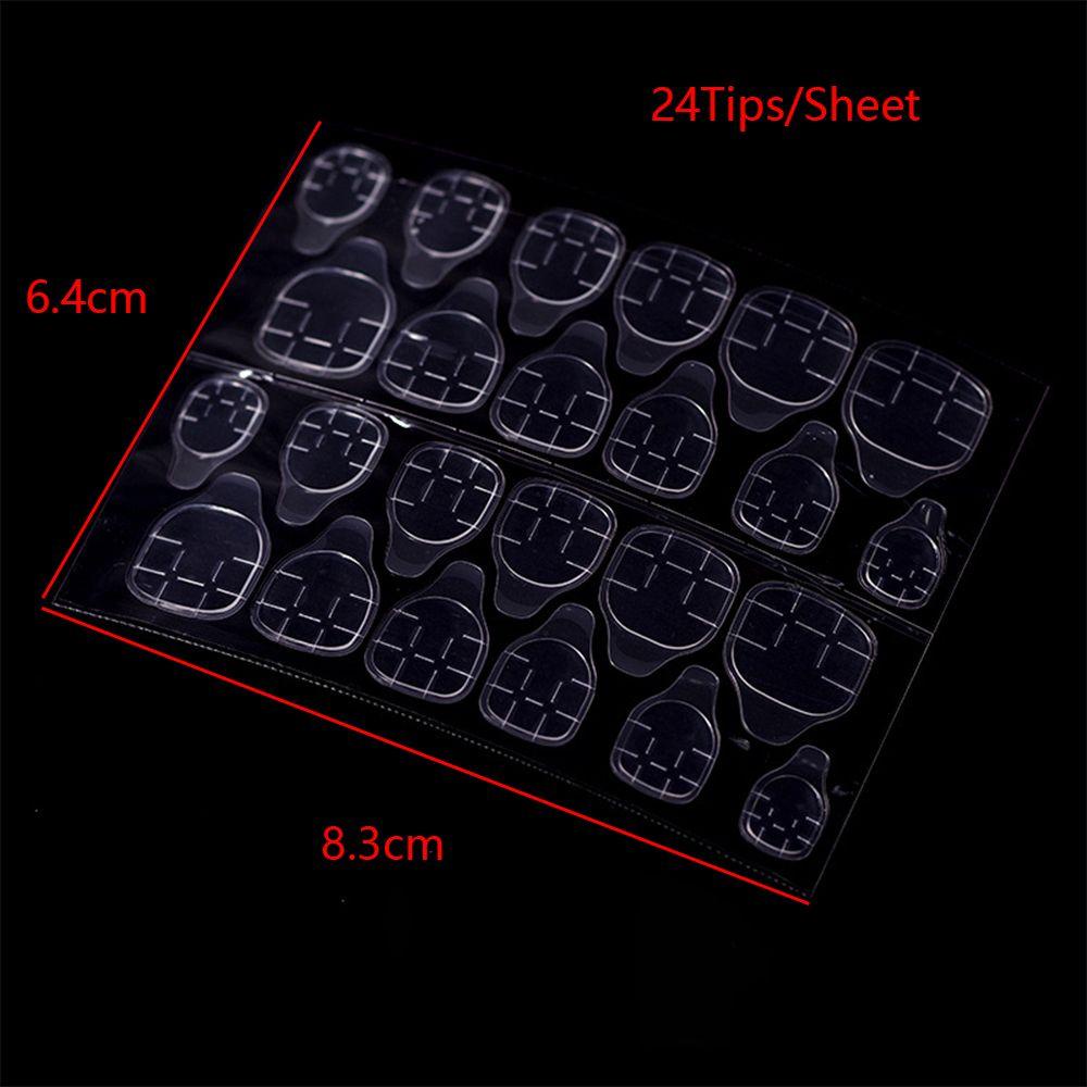 SUYO Nail Art Tape Baru Dua Sisi DIY Tips Decals Manicure Extension Untuk 10lembar 240PCs