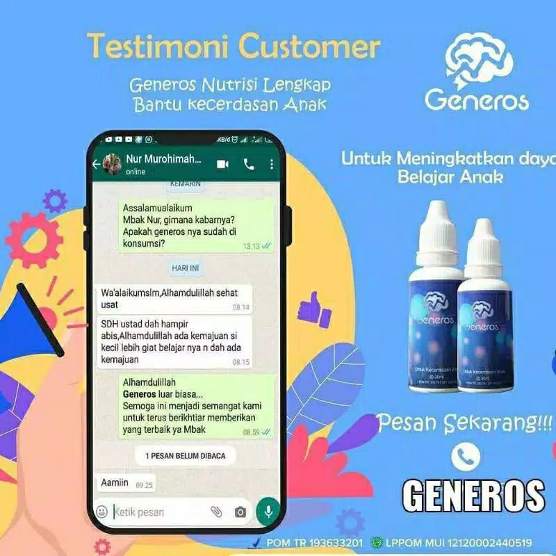 Generos Banjarmasin Vitamin Speech Delay Autis