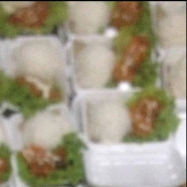 

Paket nasi ayam cemplung / ayam geprek