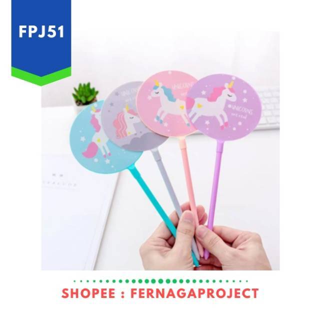 

PENA KIPAS UNICORN PULPEN UNICORN LUCU PULPEN GEL KIPAS KARAKTER UNICORN