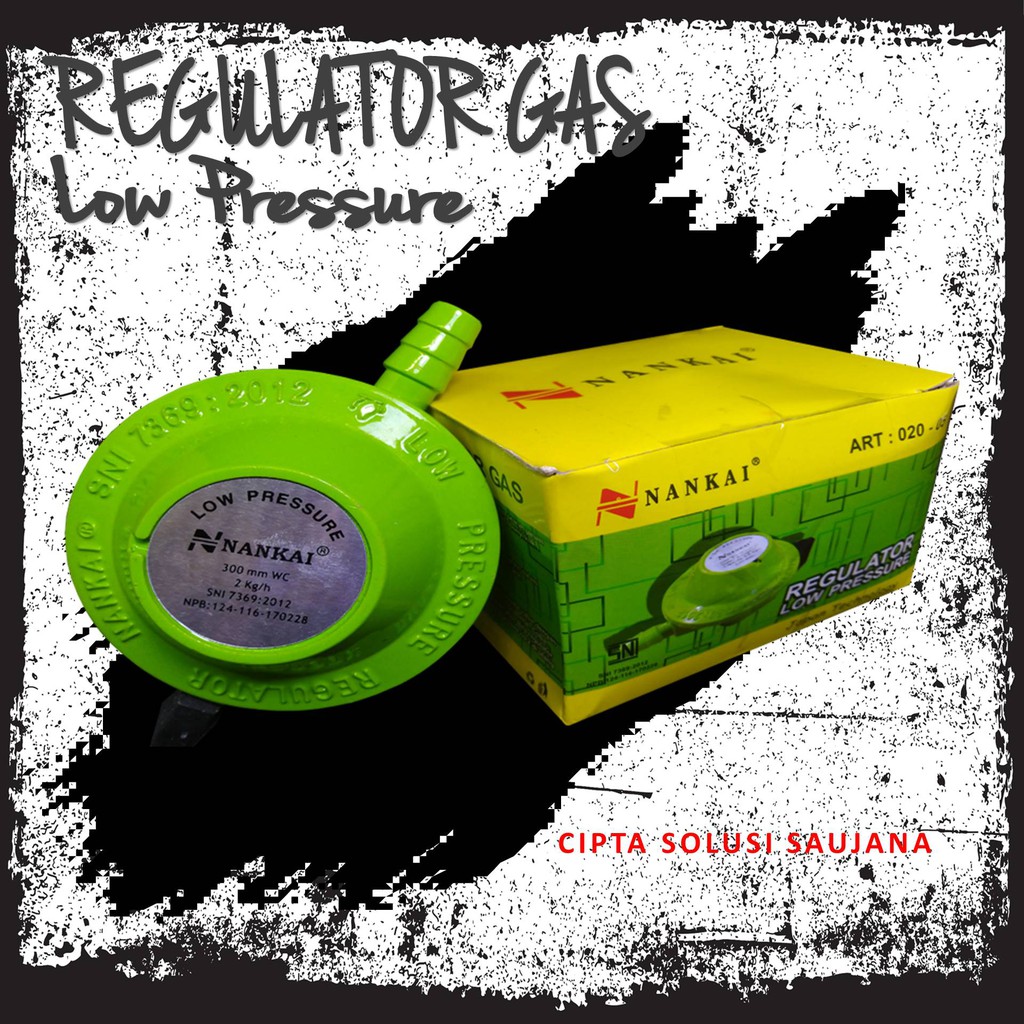 REGULATOR GAS LPG ELPIJI NANKAI TEKANAN RENDAH LOW PRESSURE