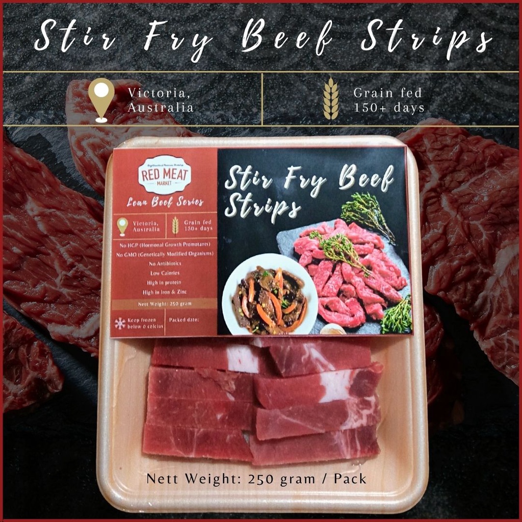 

Res Meat Market Lean Beef series ( Stir Fry Beef Strip )