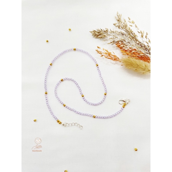 Purgold Choker V BTS / Kalung manik korea