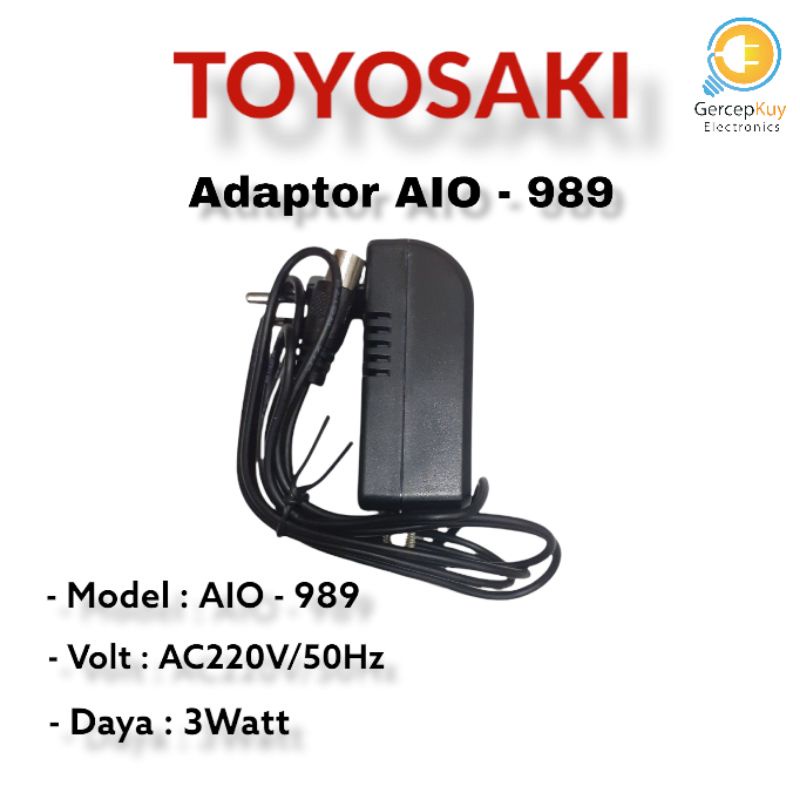 Adaptor Antena Toyosaki AIO - 989 / Booster antena AIO 220 / 235