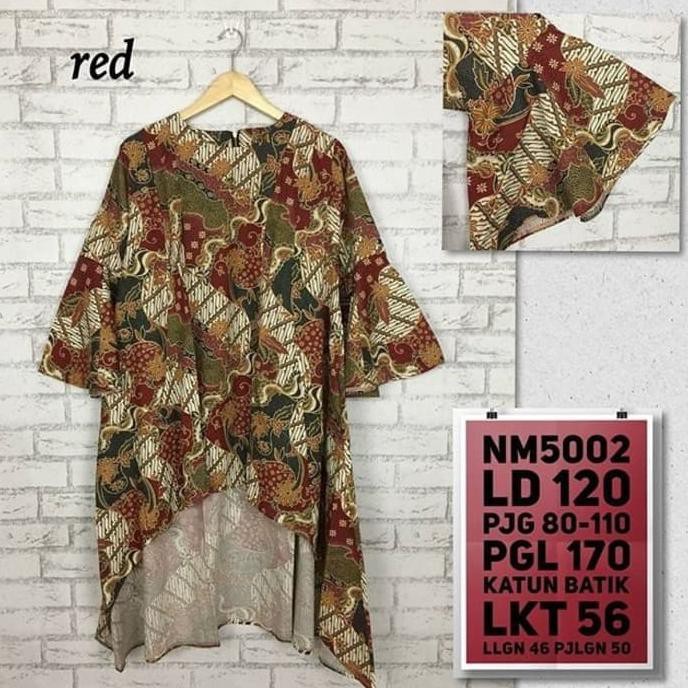 Baju Cewek Big Size Atasan Wanita Tunik Jumbo Big Size Ld 120Cm R C44