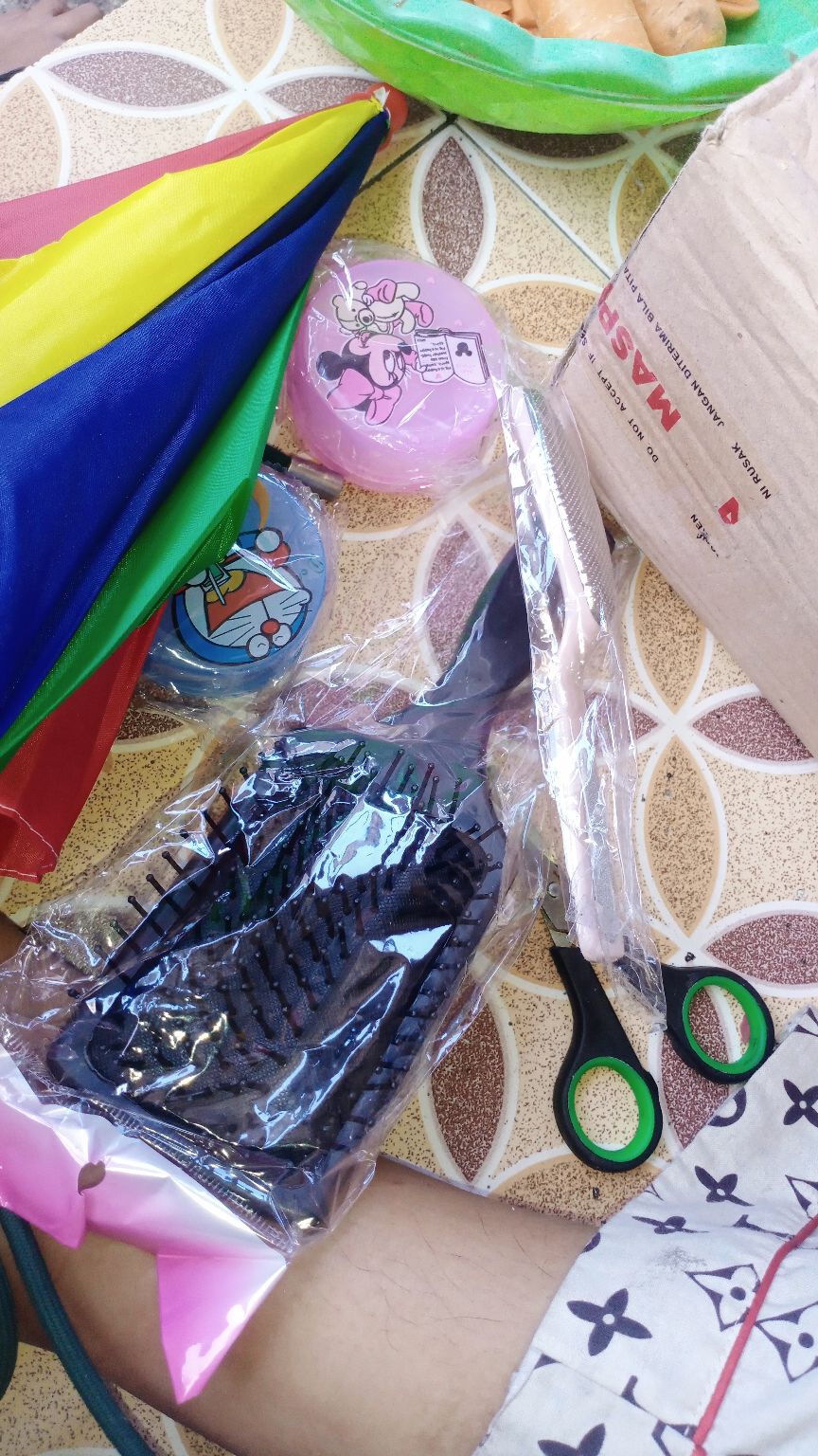 Topi Payung Headband Umbrella Hat Topi Mancing Golf Unik Outdoor