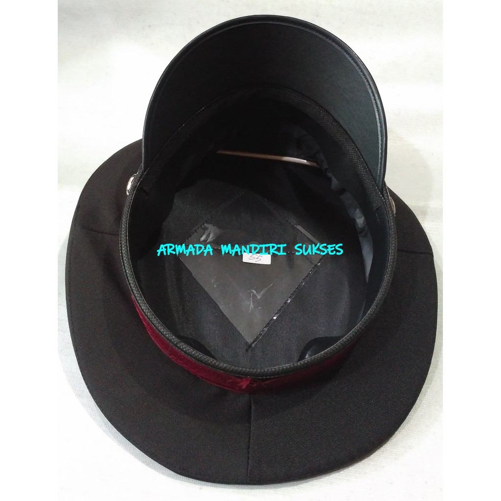 Topi Pet Satpam Coklat - Pet Security Coklat