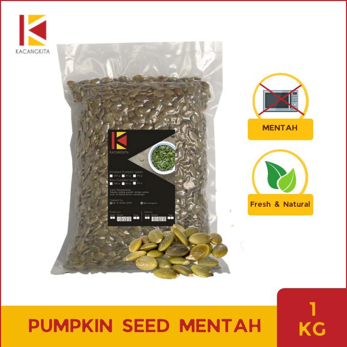

Biji Labu Mentah Raw Pumpkin Seed 1kg