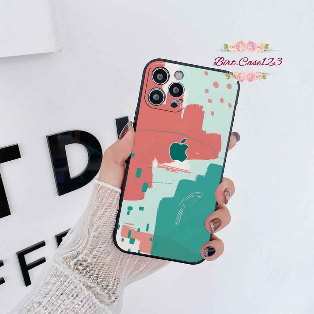 CASE CASING SOFTCASE SILIKON MACARON PELINDUNG KAMERA COLOUR BRUSH OPPO VIVO SAMSUNG XIAOMI REALME IPHONE ALL TYPE BC6016