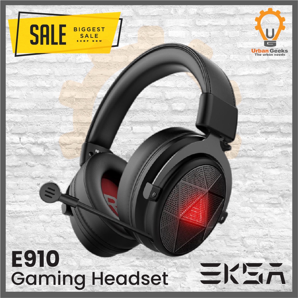 Gaming Headset With Microphone Wireless Headphone Game Eksa E910 5.8Hz