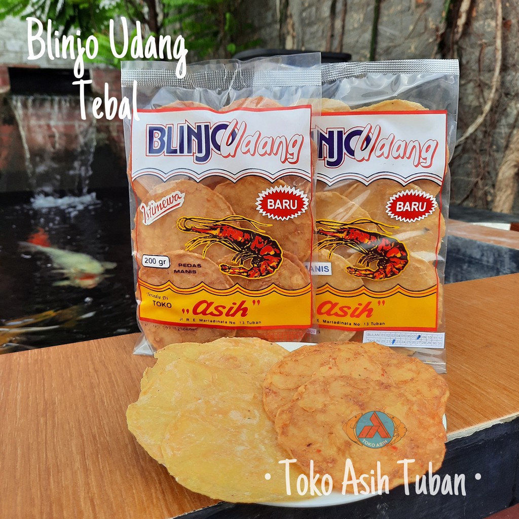 

Blinjo Udang Tebal 200gr (Mentah) Toko Asih - Emping Blinjo / Melinjo / Mlinjo / Belinjo