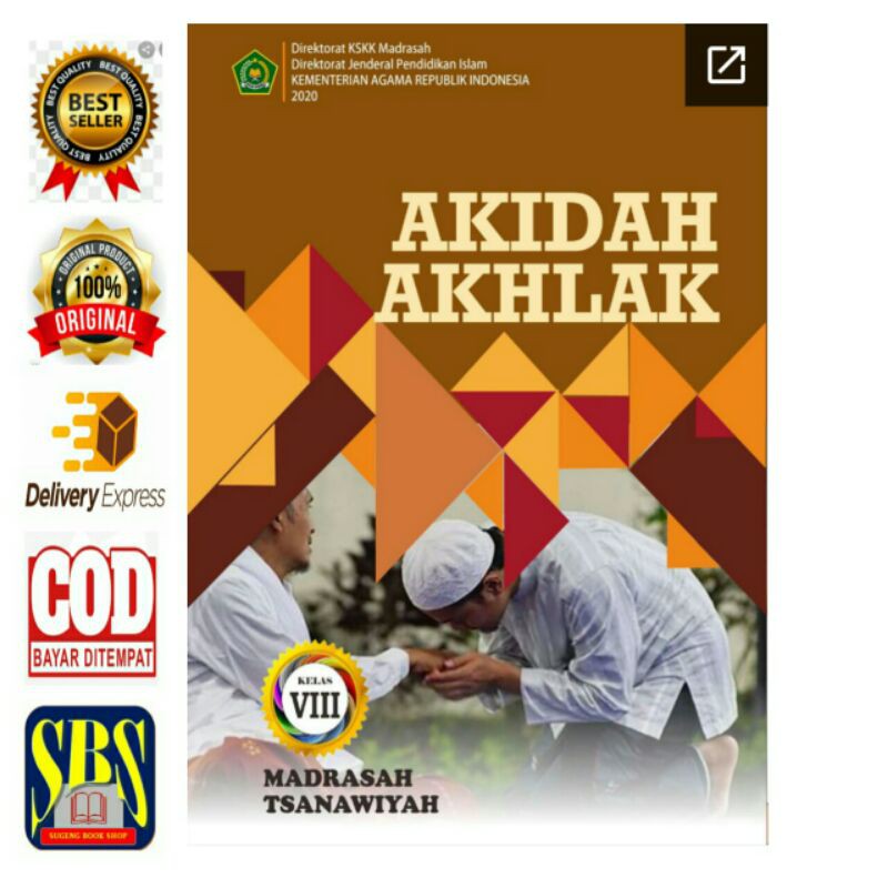 

Buku AKIDAH AKHLAK Madrasah Tsanawiyah/MTS kls 8 Direktorat KSKK Madrasah Kemenag RI thn 2020.