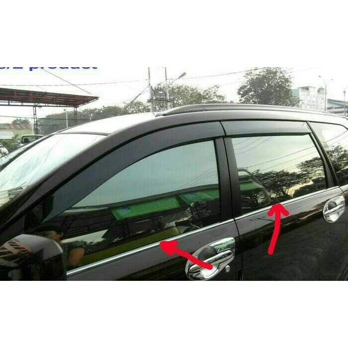 List Kaca Samping All New Avanza / Xenia Window Liner Stainless