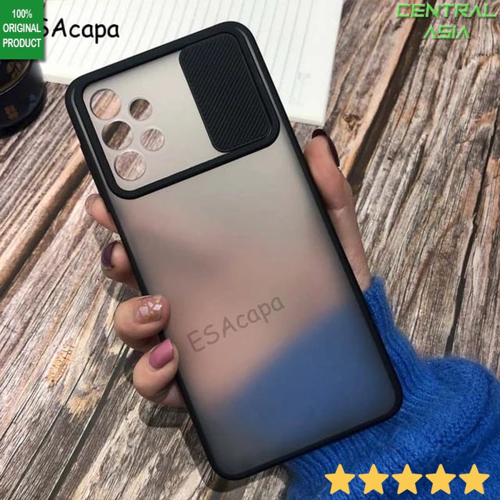 [Premium] Matte Camera Slide Protector Case Samsung A52 / A72