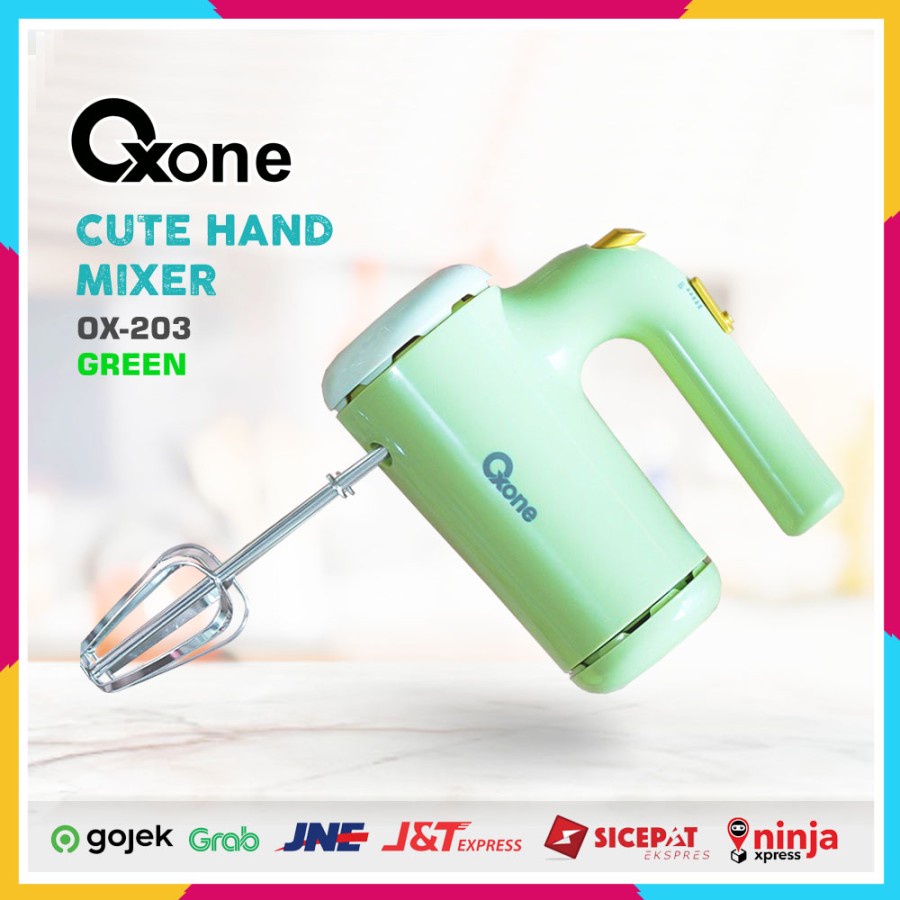 Matcha Green Cute Hand Mixer Oxone OX-203