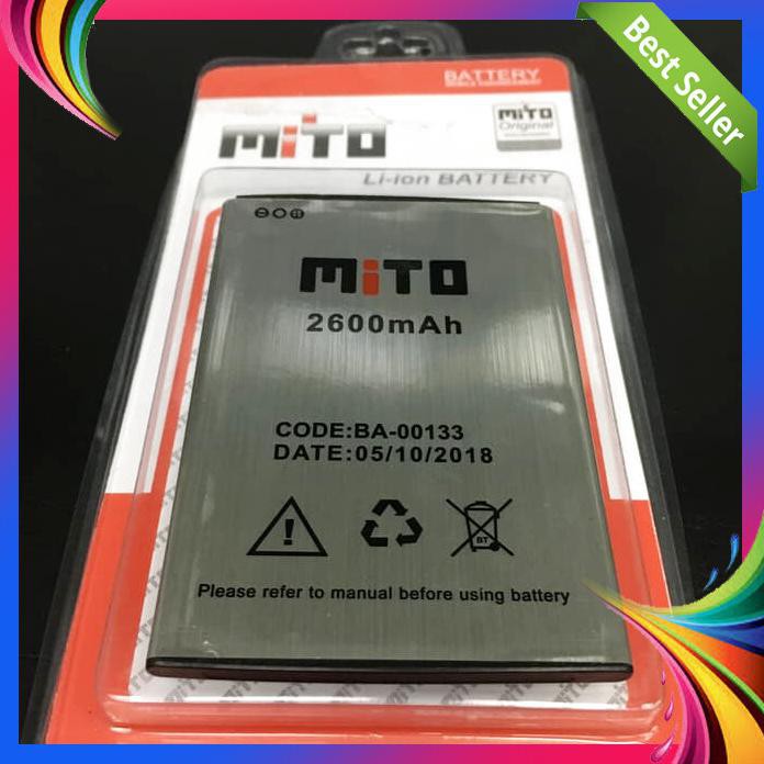ACC HP BATERAI MITO A19 SPRINT 4G RAM 2GB BA 00133 2600MAH ORIGINAL OEM