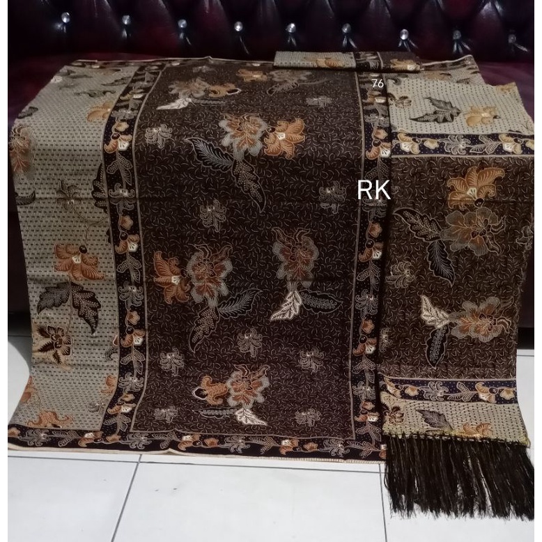 Sarung Selendang Bordir Motif Batik-1