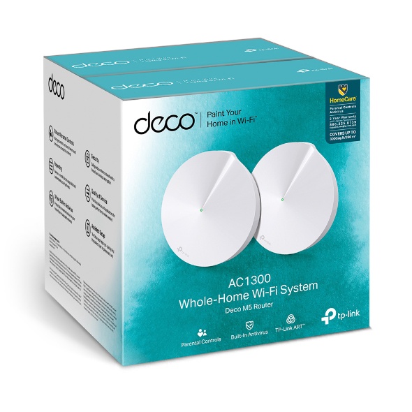 TP-LINK Deco M5 - AC1300 Dual-Band Whole Home Mesh Wi-Fi System