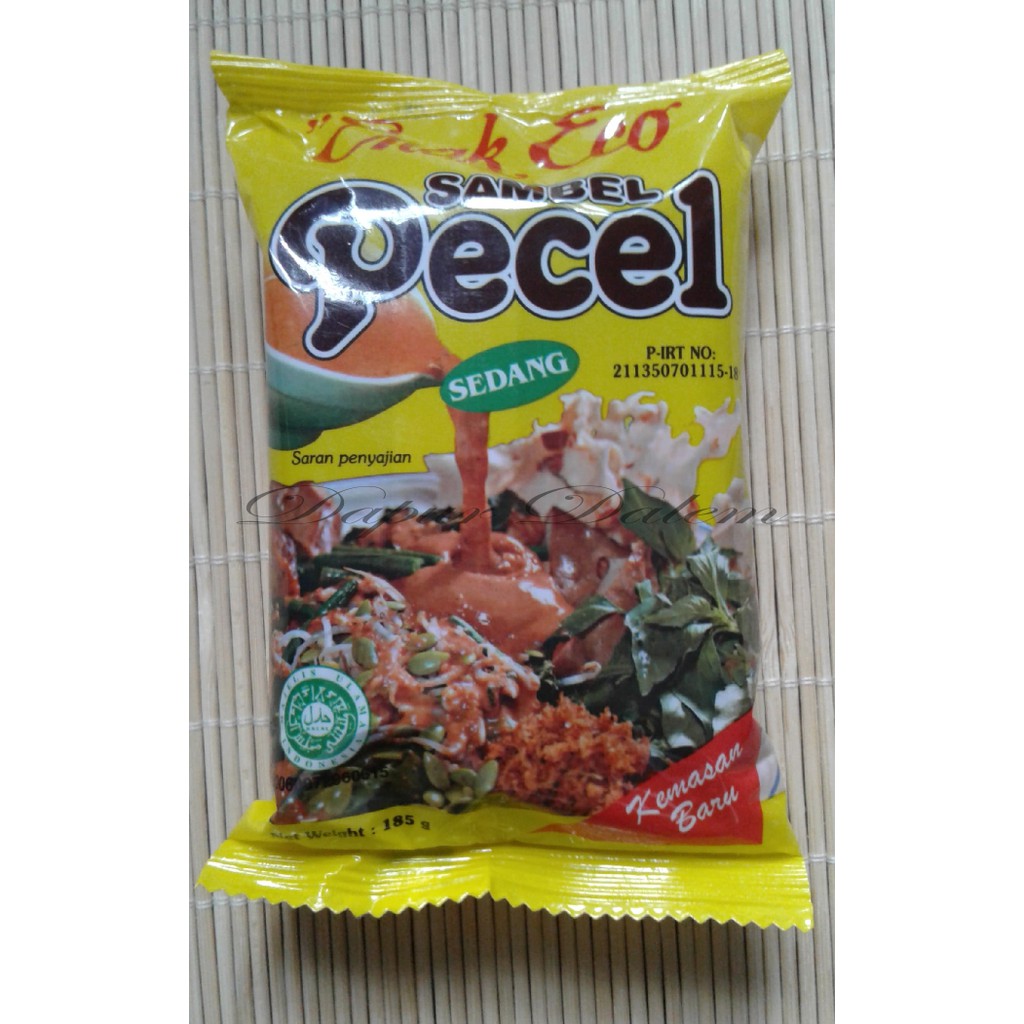 

”Enak Eco” Sambel Pecel (Sedang) Kemasan Plastik