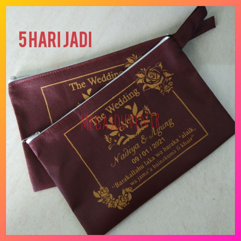 MEGA DISKON *souvenir pernikahan - lucu unik undangan pernikahan dompet serbaguna