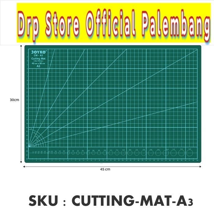 Cutting Mat / Alas Potong Kertas Plastik Karton Prakarya Joyko CM-A3