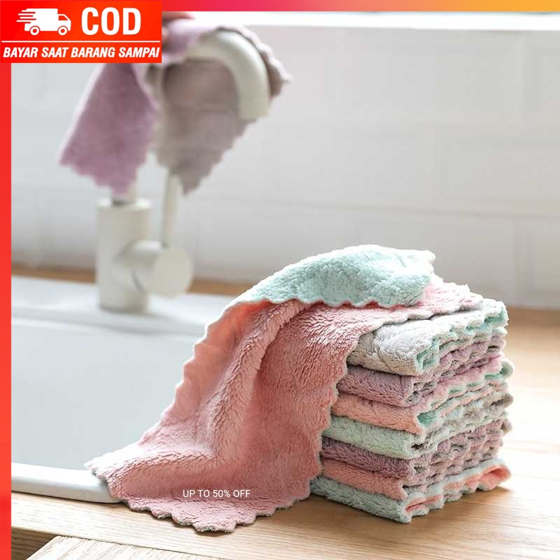 (100% BARANG ORI) eTya Kain Lap Dapur Microfiber Cleaning Cloth - WJJD201