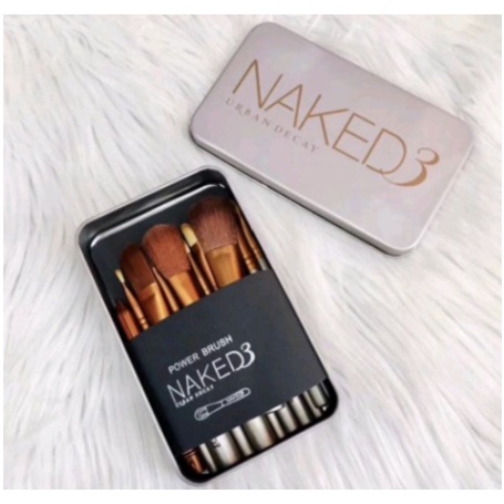 Kuas Makeup Make Up Kosmetik Cosmetik Brush NAKED 3 5 Set Kit Isi 12 Jenis Kuas Make Up