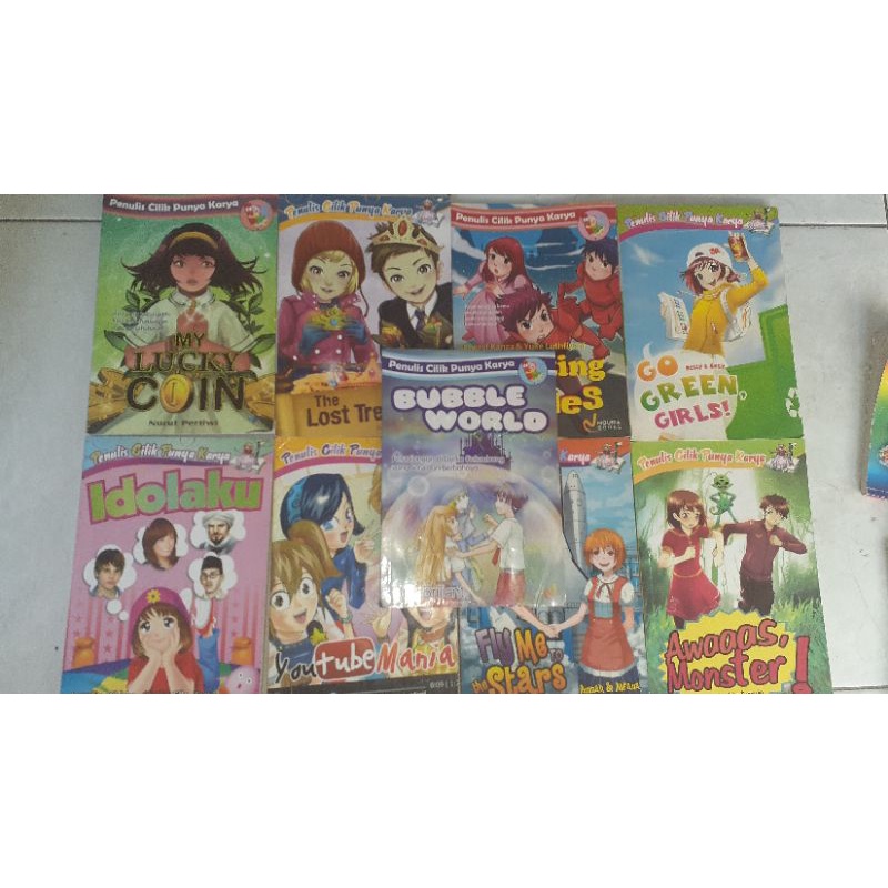 

NOVEL ANAK SERIAL PENULIS CILIK PUNYA KARYA (PCPK) MURAH BACA DESKRIPSI)