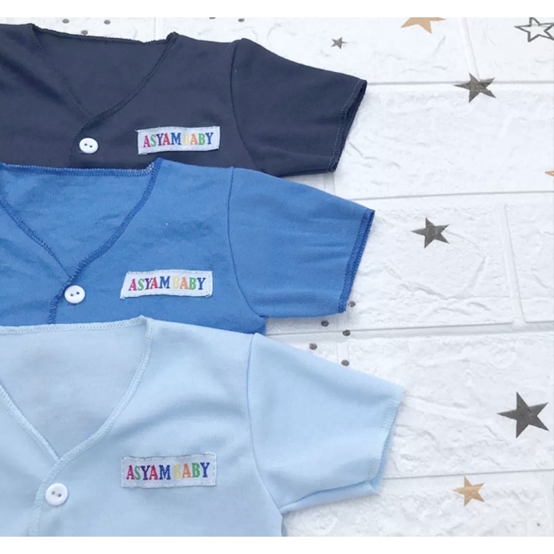 3 PCS Baju Bayi Baju Bayi Baru Lahir Baju Bayi Lengan Pendek Baju Bayi Newborn Hampers Bayi Gift Hadiah Bayi Baru Lahir DNW BABY