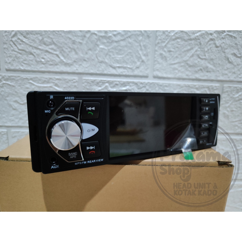 headunit audio mobil 1din single din mp5 4,1inch 4022B