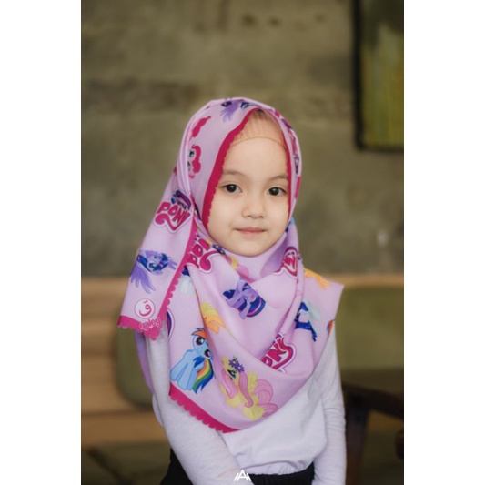 PASHMINA LITTLEPONY / PASHMINA ANAK / HIJAB ANAK / JILBAB ANAK / KERUDUNG ANAK