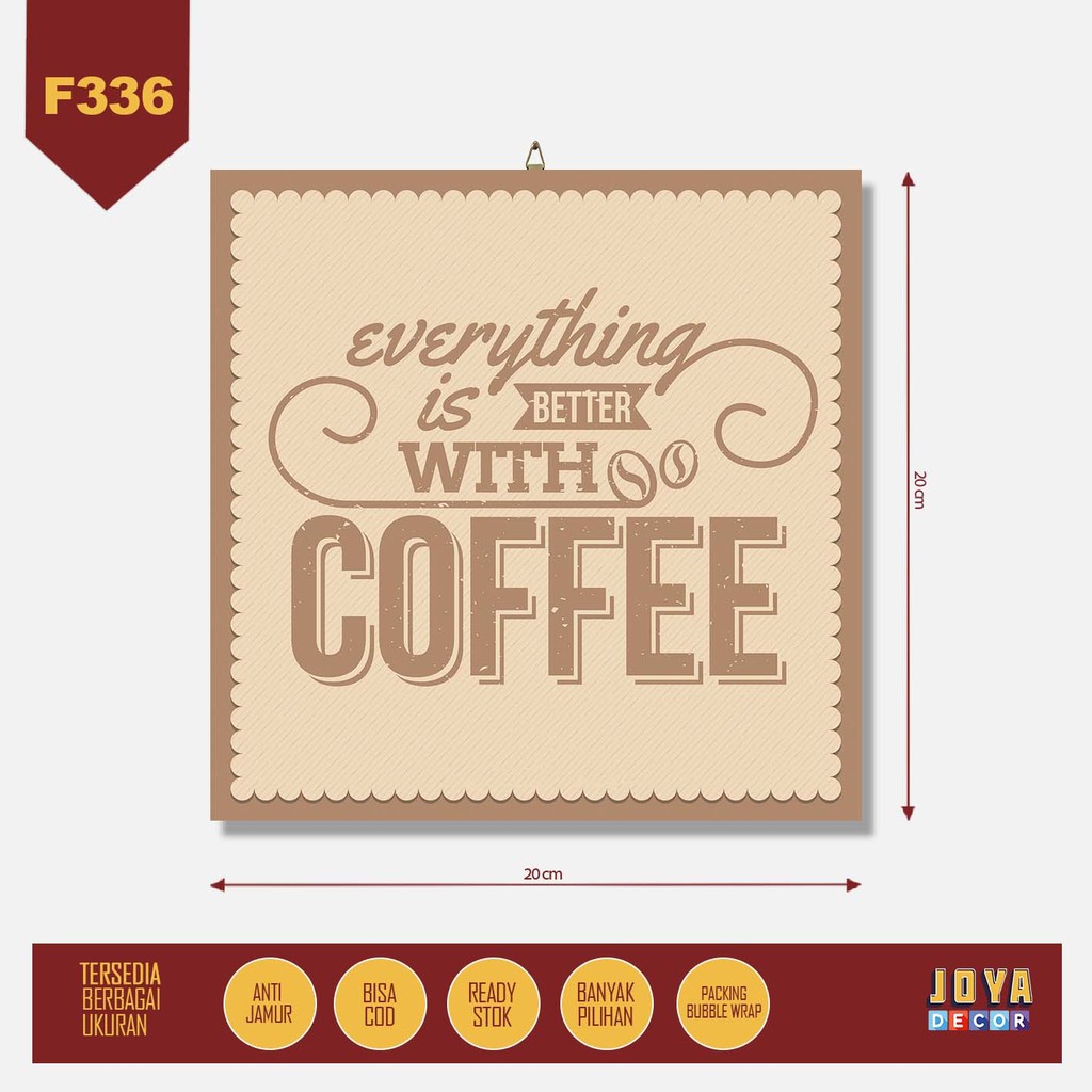 Wall Decor Hiasan Dinding Cafe FF336