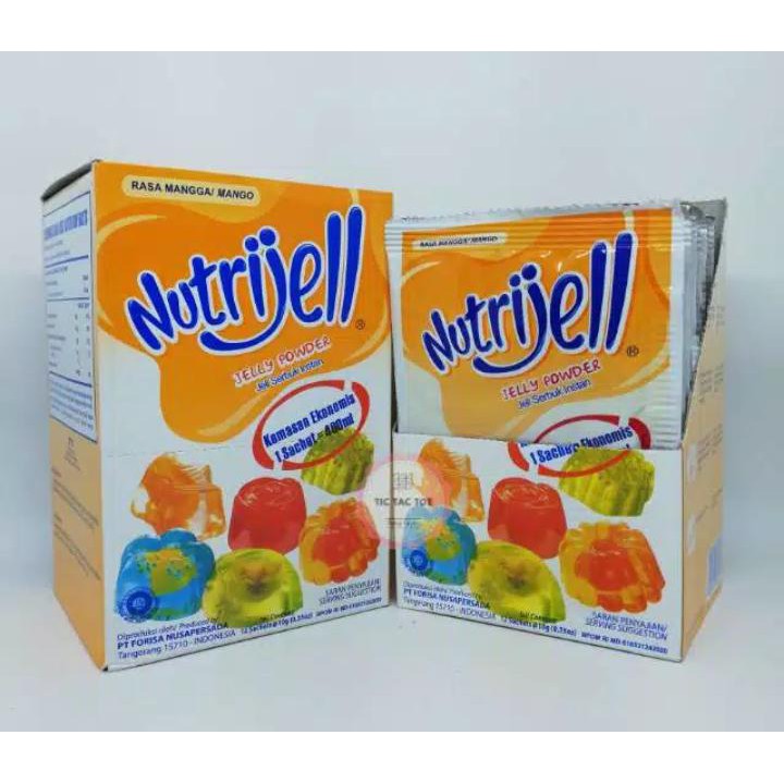 

Store Snack Nutrijell Rasa Mangga ( Mango ) 10 gram Free Packing