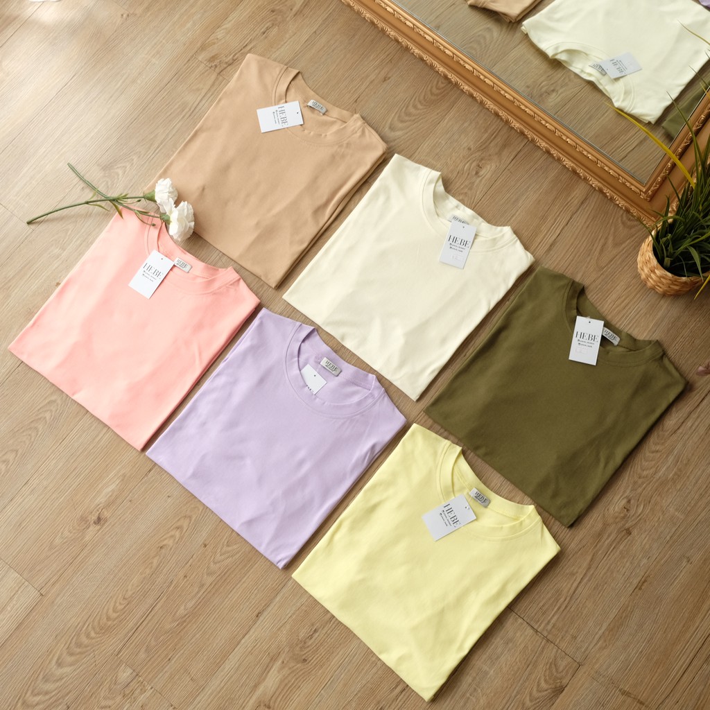 Basic Tee Shirt Oversize Atasan Wanita