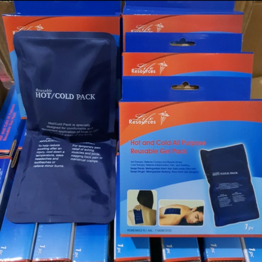 Hot Cold Pack Ice Gel Kantong Alat Kompres Panas Dingin Reusable